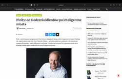 ITWiz: Ifinity: od śledzenia klientów po inteligentne miasta