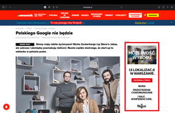 Newsweek: Polskiego Google nie będzie